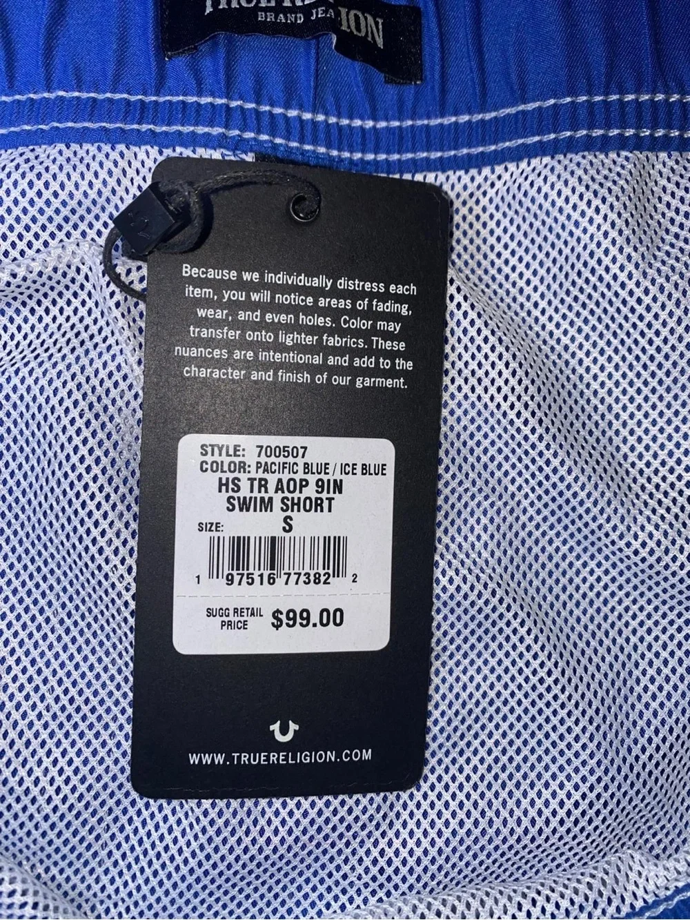 NWT True Religion Men's 9
